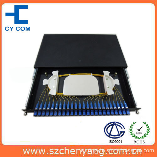 Fiber Optic Terminal Box (Rack mount, Draw, SC24)